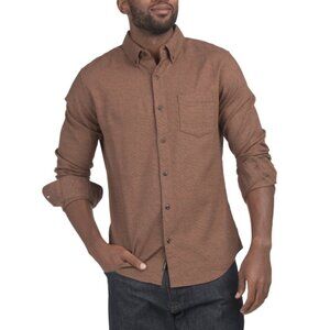 BONOBOS Rust Slim Fit Everyday Lightweight Flannel Shirt